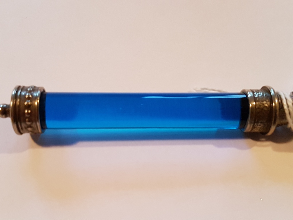 Opener in kobaltblauw Murano glas-Venezia-glas handvat blauw chalcedoon kopen? Bied vanaf 20!