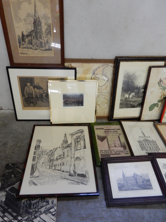 Louis Landre (1875-1952) - litho Amsterdam + 22 ander grafiek kopen? Bied vanaf 1!