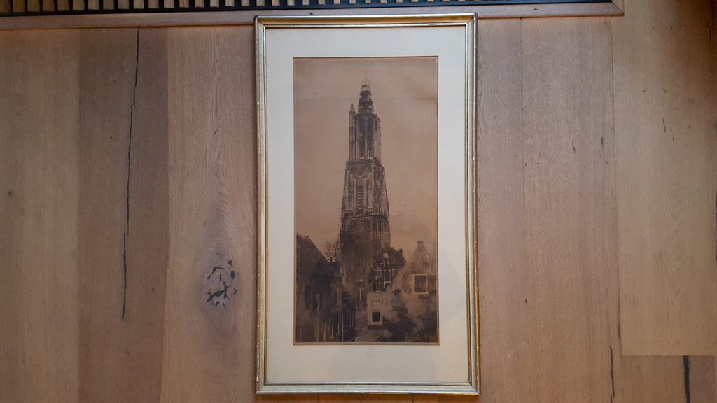 Dirk Harting - ets, toren Amersfoort, handgesigneerd kopen? Bied vanaf 59!