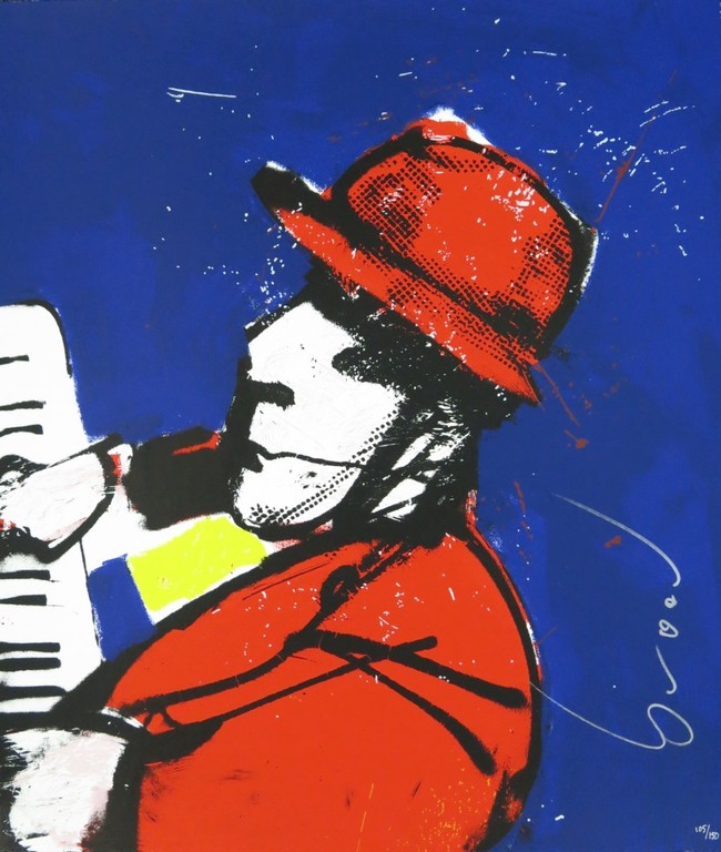 Herman Brood: Zeefdruk, Ik-2000 - Groot kopen? Bied vanaf 200!