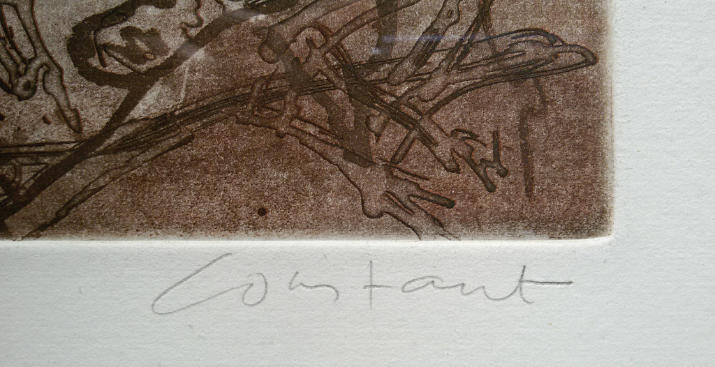 Constant - De menigte, ets (kleine oplage, prachtig ingelijst) kopen? Bied vanaf 450!