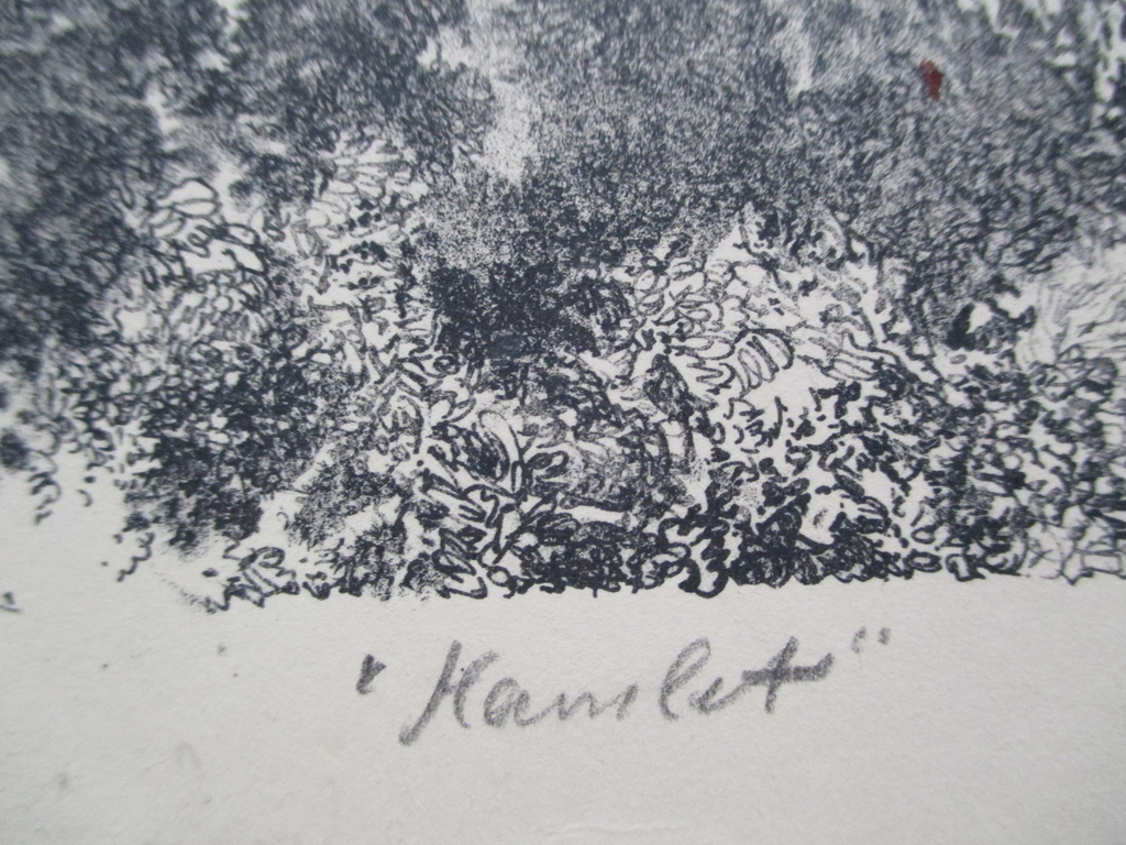 Onbekend gesigneerd, litho "Hamlet" '93 kopen? Bied vanaf 1!