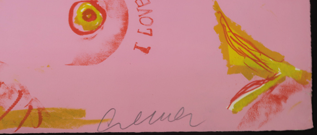 Jan Cremer: Zeefdruk, U.K. Banner with nude kopen? Bied vanaf 150!