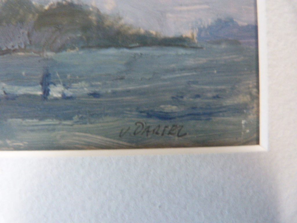 Hollands landschap - olieverf op board - gesigneerd. kopen? Bied vanaf 25!