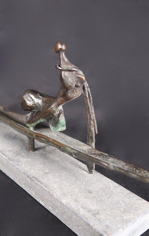 John Deckers: Bronzen beeld, Figuur op boot kopen? Bied vanaf 1!