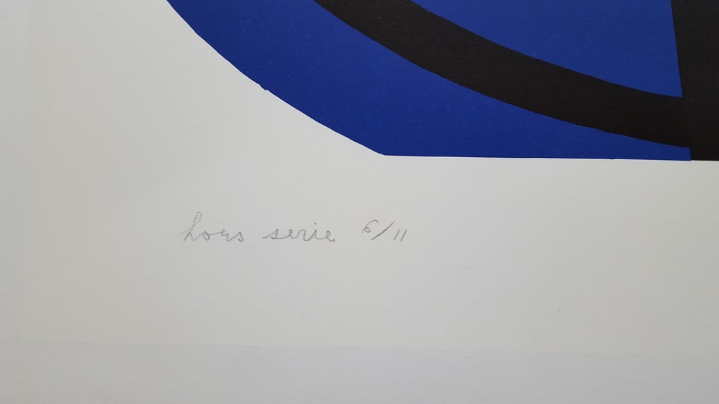 Yolande Brouwers  (1951) - zeefdruk 6/11, handgesigneerd, genummerd en '90 kopen? Bied vanaf 1!