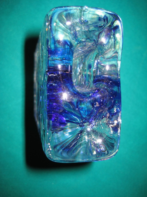 Marsberger Glaswerke Ritzenhoff - Glazen Solifleur met blauw kopen? Bied vanaf 1!