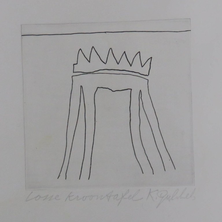 Klaas Gubbels: Ets, Losse Kroontafel kopen? Bied vanaf 1!