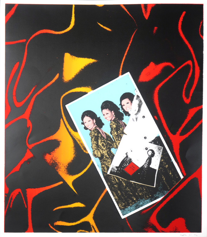 Henk Tas: Zeefdruk, Ginger  verkocht voor € 35!