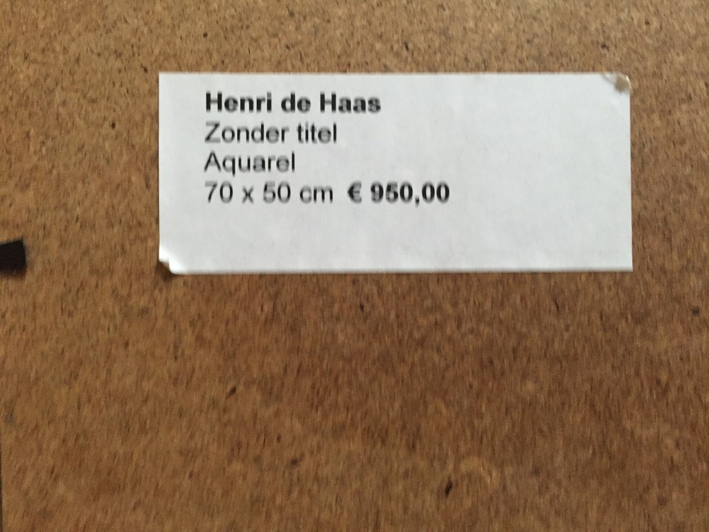 Henri de Haas  Aquarel kopen? Bied vanaf 1!