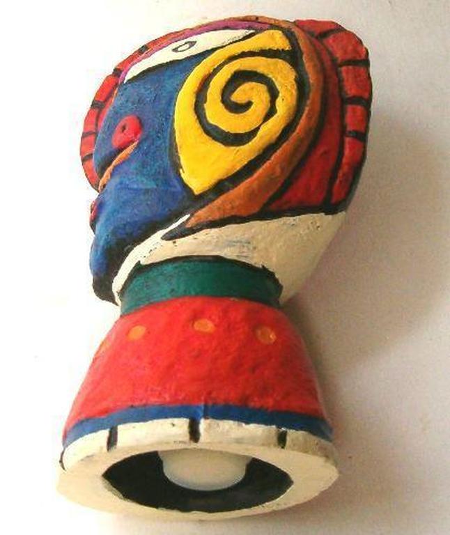 Clemens Briels, kleurrijke Sculptuur/Flessenstop (nieuw) kopen? Bied vanaf 1!