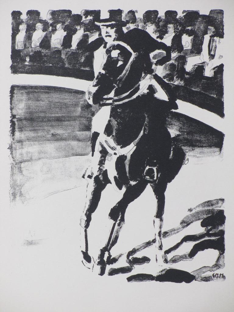 Kees Maks, Hogeschoolrijder, Litho kopen? Bied vanaf 45!