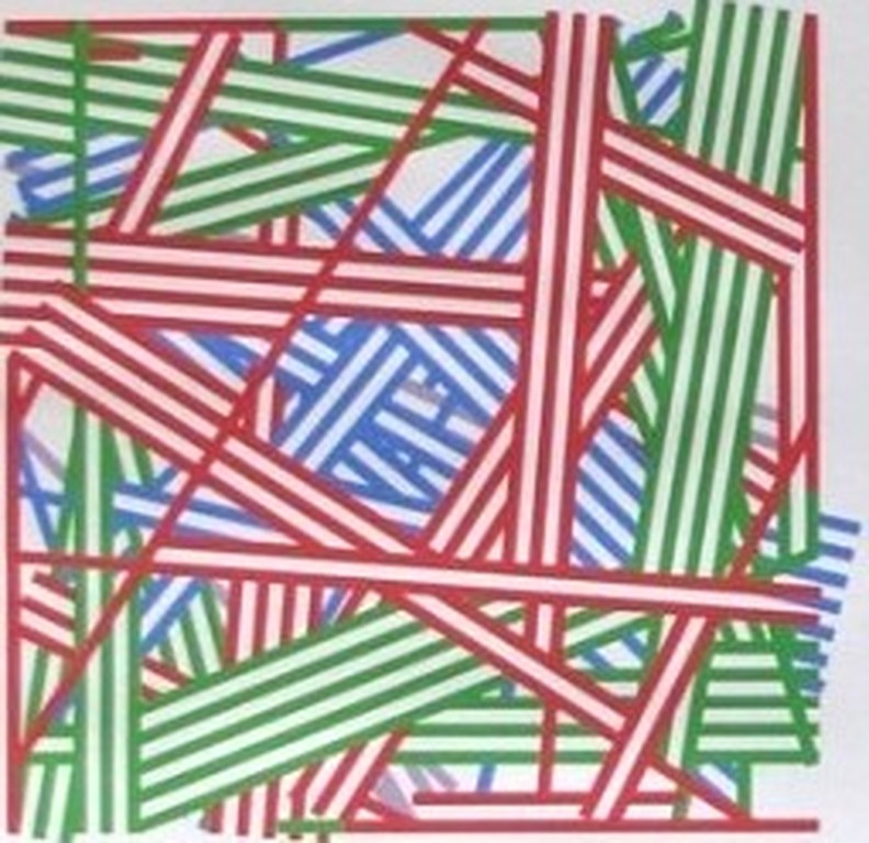 Kenneth Martin- ' Pier and Ocean ' -1980- grote gelijste zeefdruk-nr. 64/70 kopen? Bied vanaf 190!