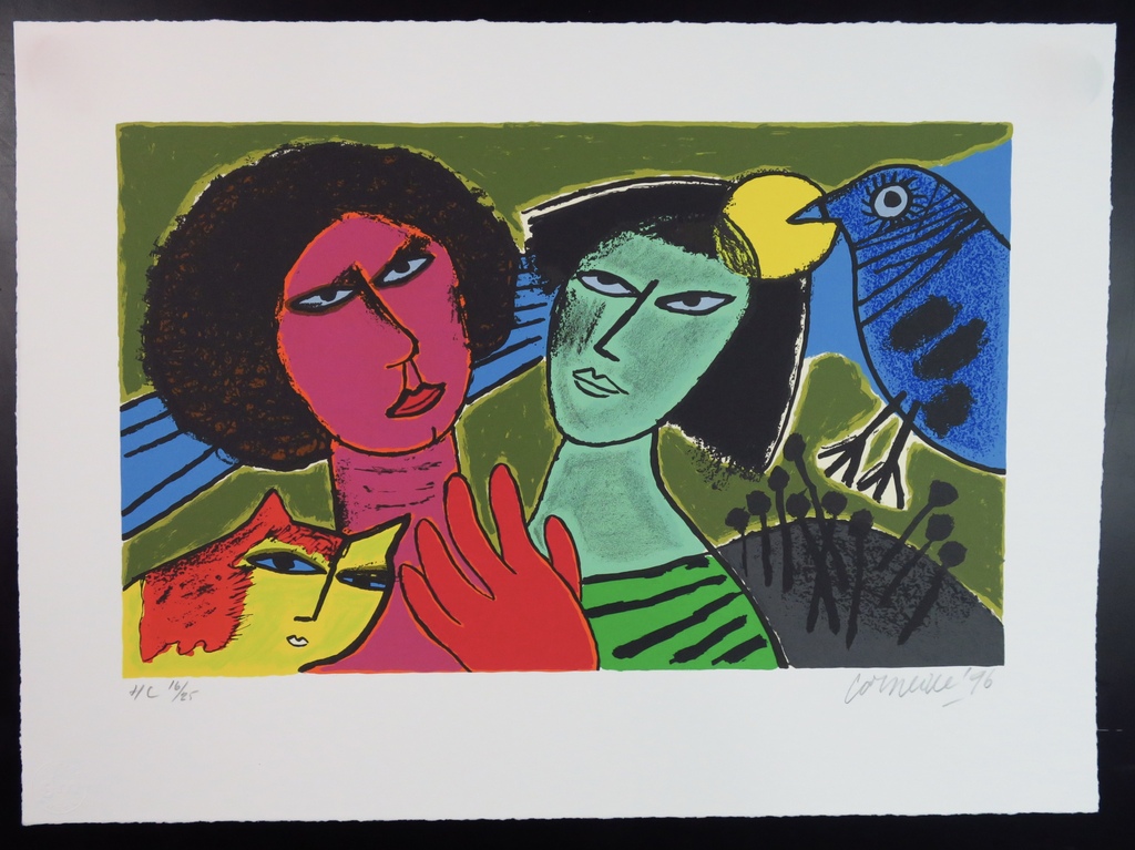 Corneille: Zeefdruk, L’amour au jour le jour 7 verkocht voor € 120!