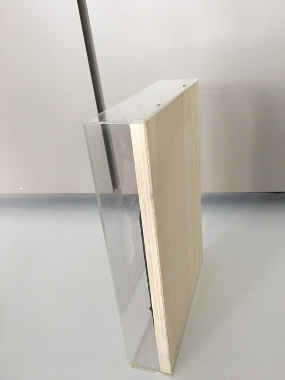 Anton Heyboer, schilderij op stenen latei in perplex box, "Madonna" kopen? Bied vanaf 695!
