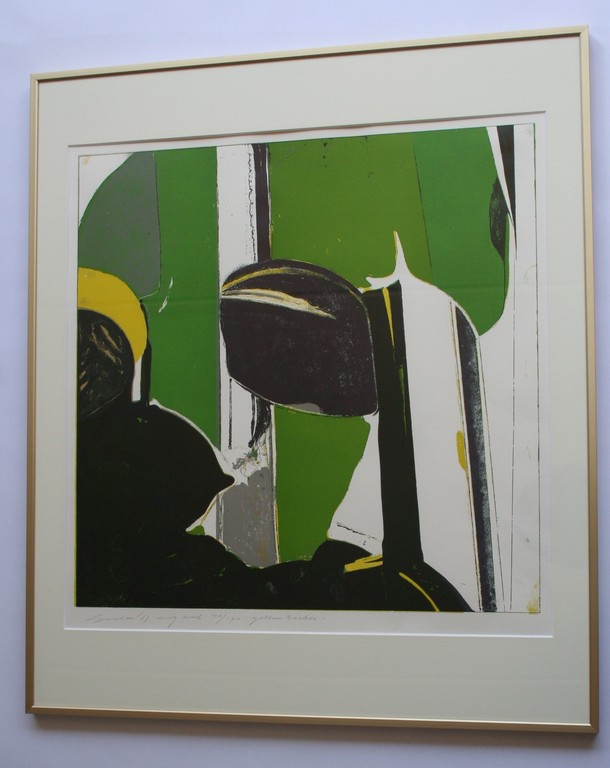 Guido de Waart - zeefdruk in 4 kleuren -  eigen druk - gesigneerd kopen? Bied vanaf 50!