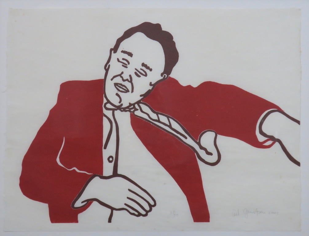 Ad Gerritsen: Lino, Slapende man - Ingelijst kopen? Bied vanaf 35!