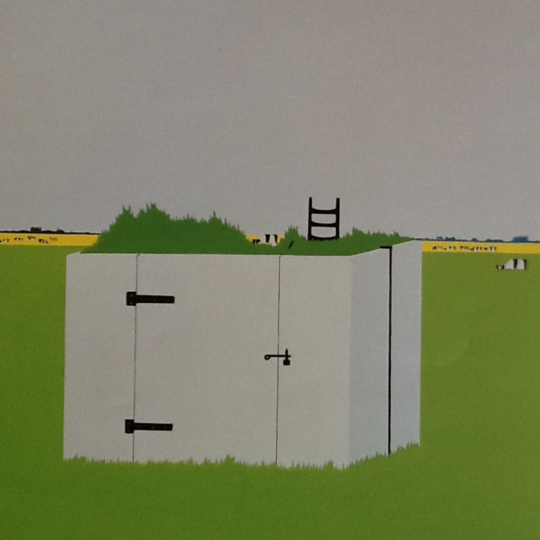 Han Jansen, offsetlitho, ingelijst kopen? Bied vanaf 20!