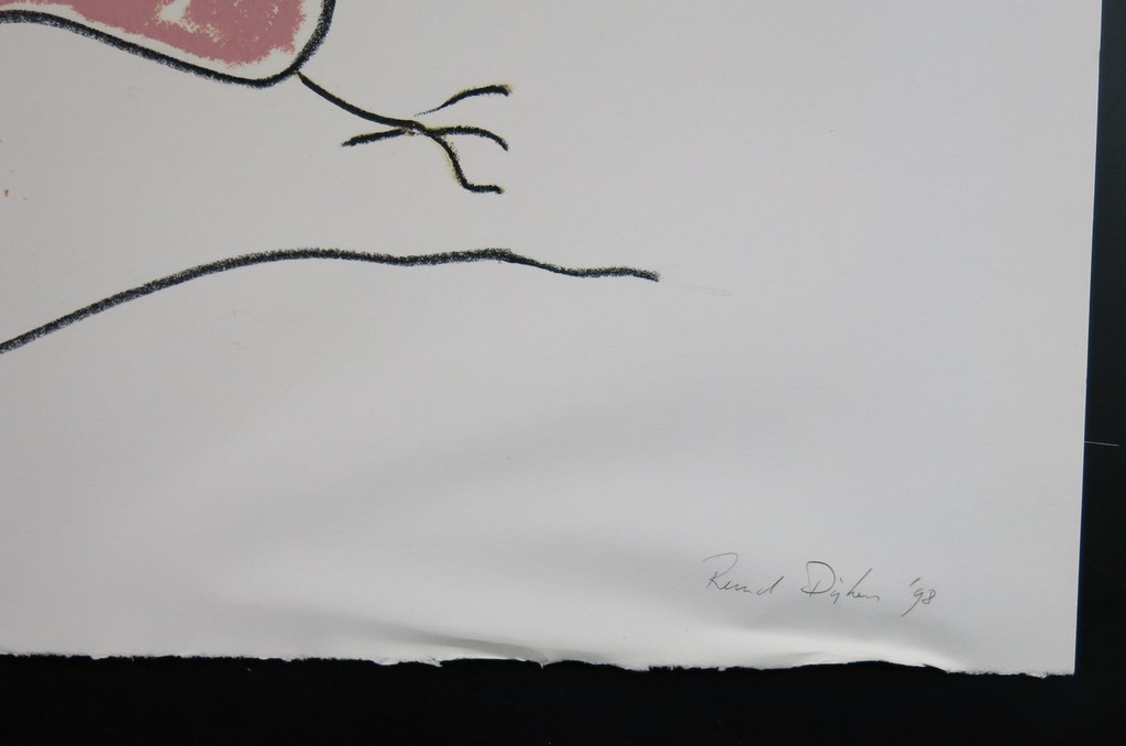 Ruud Dijkers: Gemengde techniek op papier, Paddestoel kopen? Bied vanaf 1!