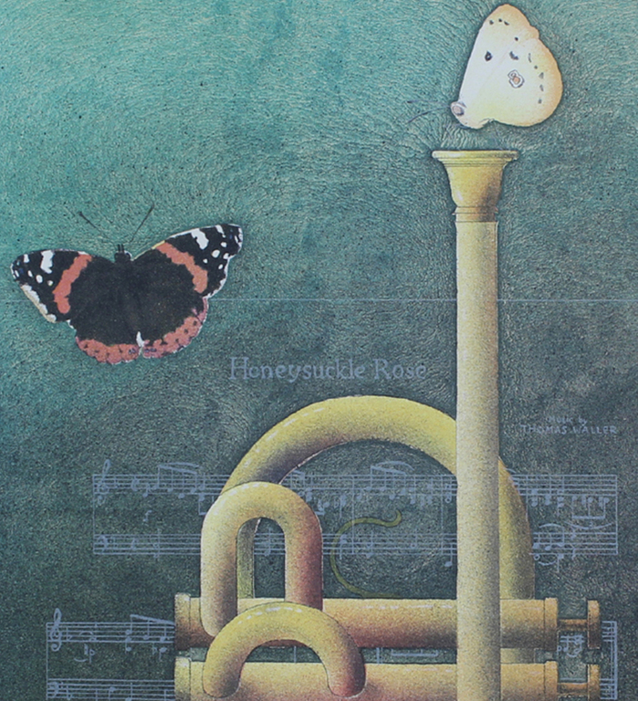 Ernst Hanke -I'M more than satisfied- Mooie Lithografie. Handgesigneerd. kopen? Bied vanaf 59!