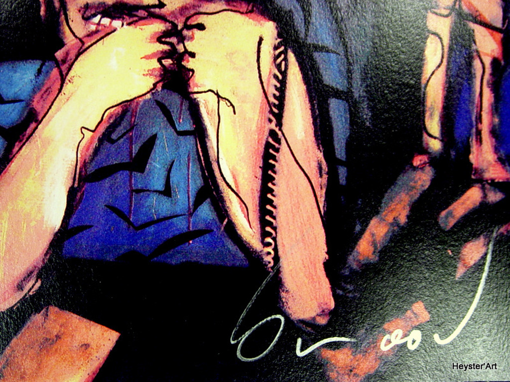 Herman brood - zeefdruk - What becomes of the broken hearted kopen? Bied vanaf 249!