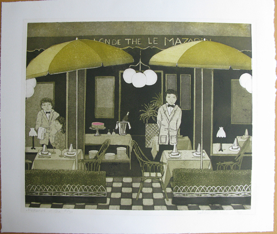 Laetitia de Haas - RESTAURANT IN AIX - kleurets kopen? Bied vanaf 1!