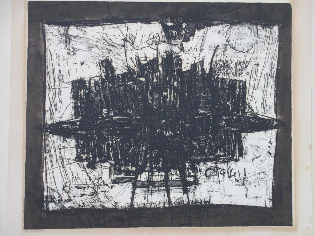 Werner Moonen, Nirwana, Ets 1966 verkocht voor € 50!