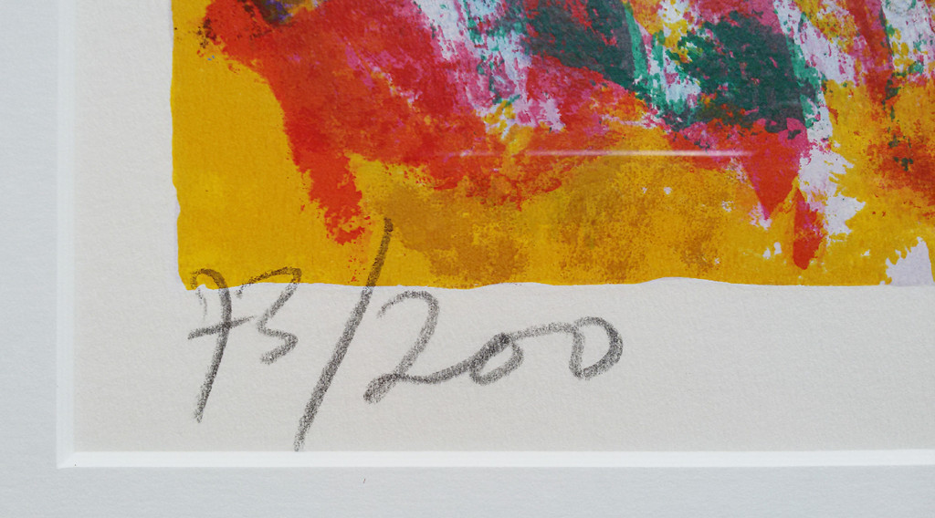 Jan Cremer - La Montagne Sainte Victoire, zeefdruk (mooi ingelijst) kopen? Bied vanaf 225!