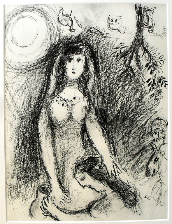 Marc Chagall -RACHEL ET SA SERVANTE BILHA - Heliogravure van Draeger Paris 1960 kopen? Bied vanaf 38!