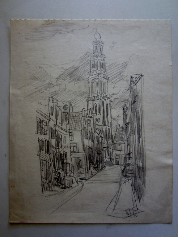 Job Frese (1914-1986) - 6 tekeningen - Amsterdam Rokin kopen? Bied vanaf 1!