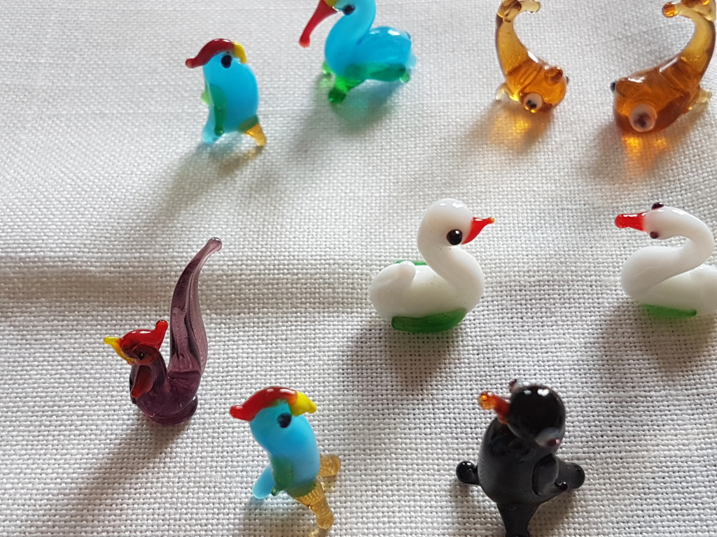 Murano glas(calcedonio)miniature vintage anni 70-18 pz kopen? Bied vanaf 1!