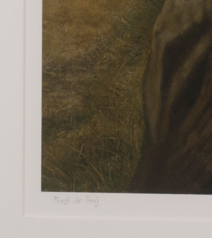 Fred de Heij: Giclee, Strand - Ingelijst kopen? Bied vanaf 50!