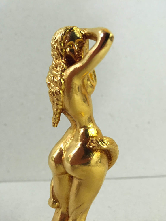 Ernst Fuchs, ‘Frau Lot’, metalen sculptuur verguld, 2014  kopen? Bied vanaf 129!