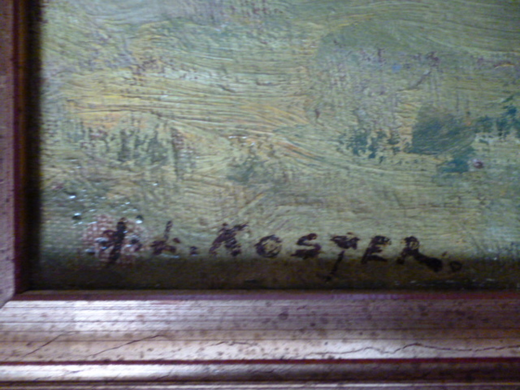 A.L.Koster - olieverf - De Schuttersdoelen te Haarlem kopen? Bied vanaf 500!