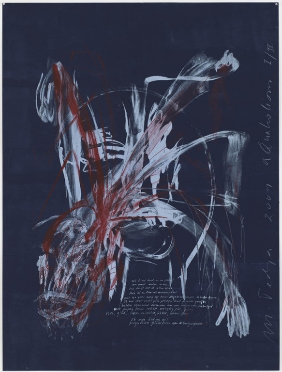 Michael Tedja - Aquaholisme - Handingekleurde zeefdruk kopen? Bied vanaf 90!