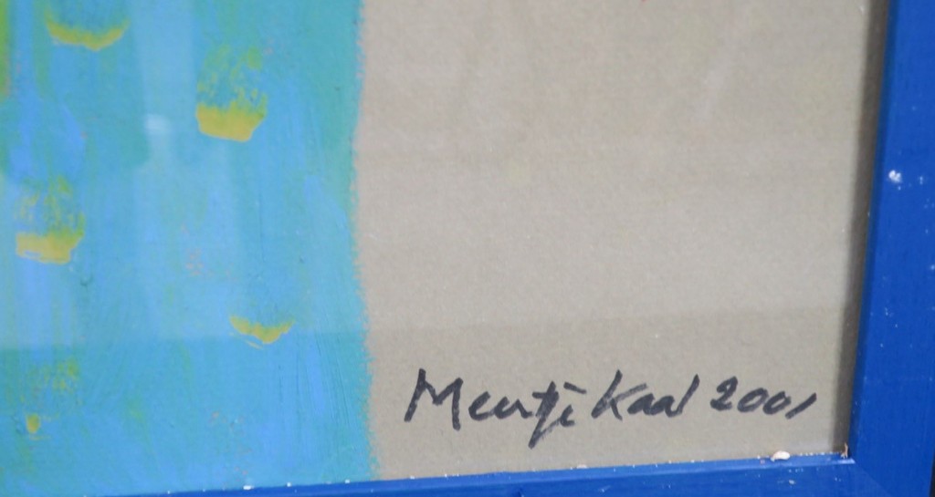 Meertje Kaal: Acryl op papier, De Ontevredene - Ingelijst kopen? Bied vanaf 1!