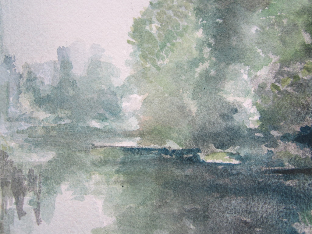 André Tigchelaar: Aquarel, Zomer in Holland kopen? Bied vanaf 1!