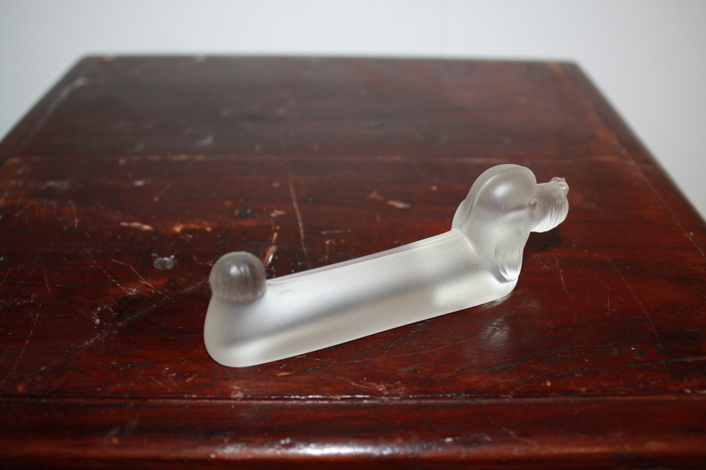 Leerdam glas  - TECKEL van LUCIENNE BLOCH kopen? Bied vanaf 55!