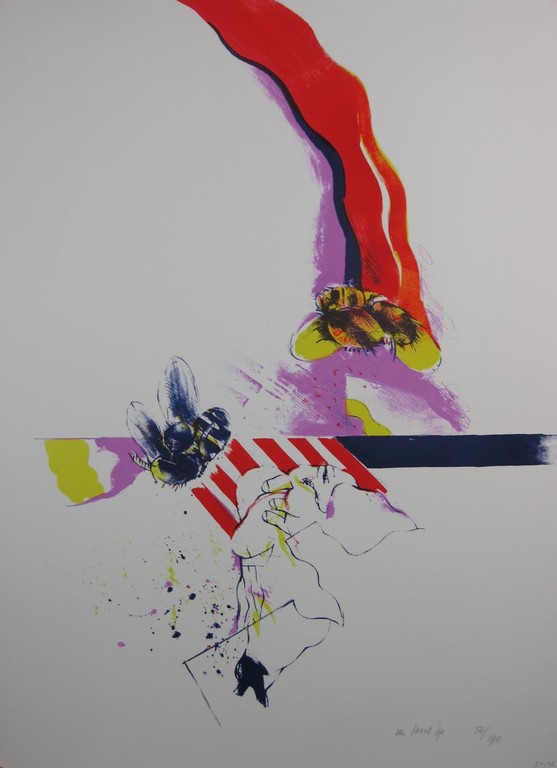 Pierre van Soest: Litho, Zonder titel verkocht voor € 35!