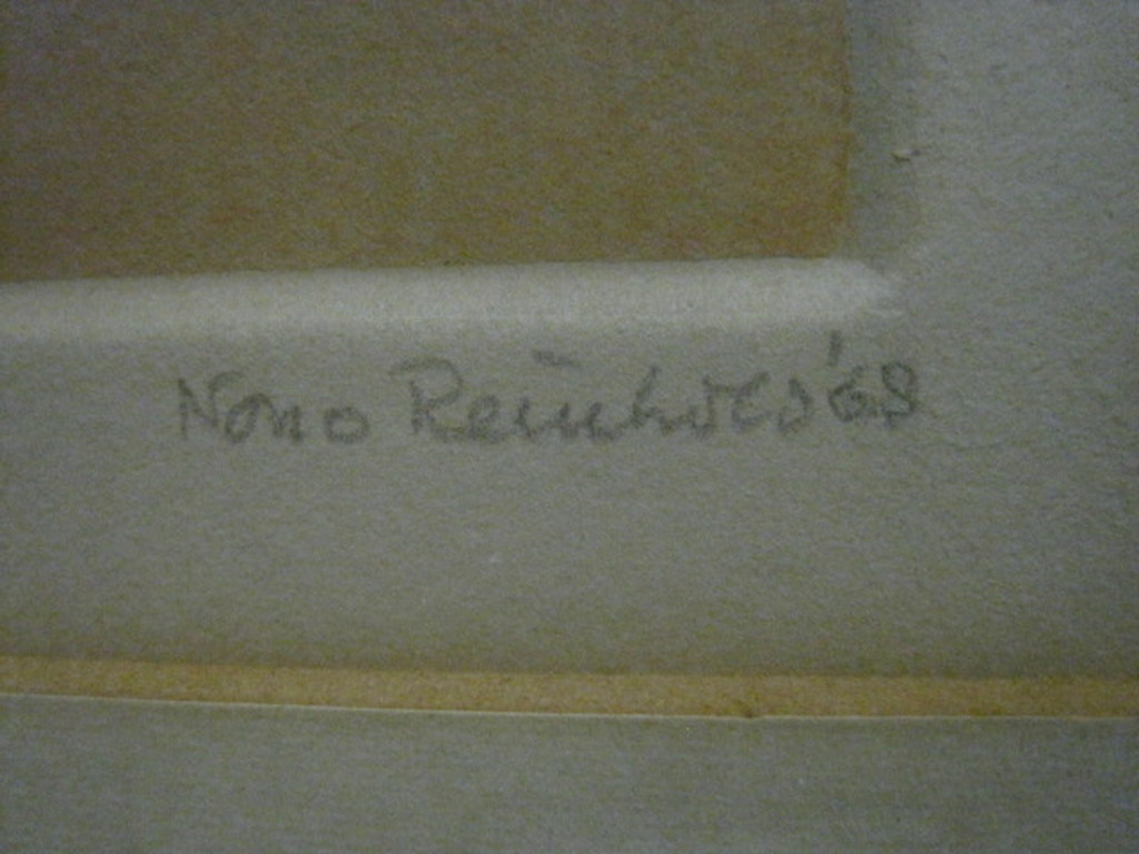 Nono Reinhold (1929-) zeldzaam relief ets "zomerhuizen" gesigneerd 1968 kopen? Bied vanaf 1!
