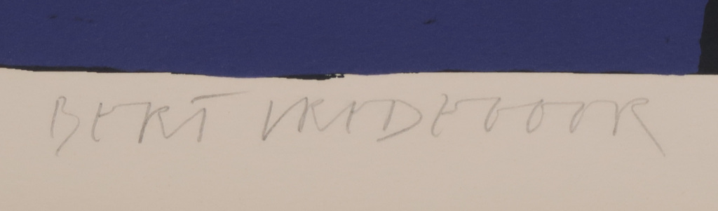 Bert Vredegoor: Zeefdruk, Zonder titel kopen? Bied vanaf 1!