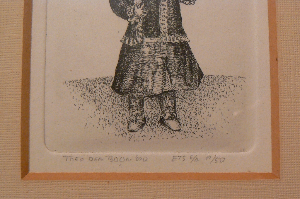 Theo den Boon (1941)  --  3 etsen  --  Poppen kopen? Bied vanaf 25!