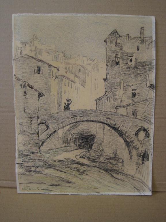 Jacques Zon 1872-1932 pastel "San Remo" gesigneerd kopen? Bied vanaf 10!