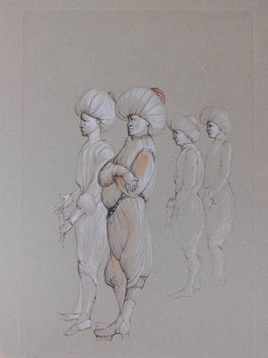 Leonor Fini - Leonor Fini - Ets - Scène de Théâtre kopen? Bied vanaf 10!