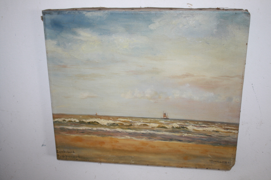 BOTEN OP ZEE BIJ STRAND ZANDVOORT van HONDIUS kopen? Bied vanaf 1!