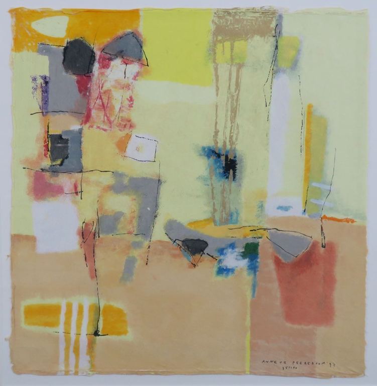 Anneke Peereboom: Zeefdruk, Sunny side II - Ingelijst kopen? Bied vanaf 40!