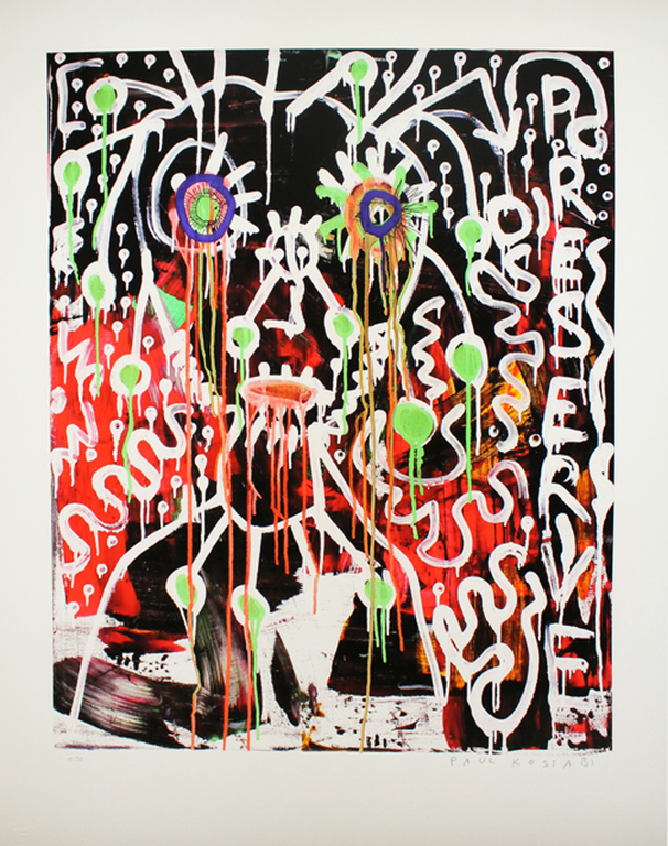 Paul Kostabi, Glicee, "Information Society" verkocht voor € 61!
