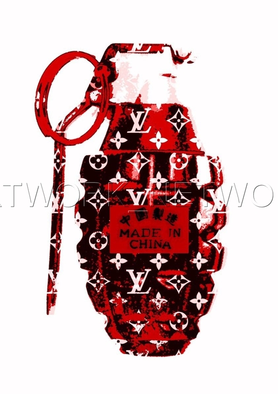 DEATH NYC - "Red Bomb 2"- n° A/P - Signed with COA (Edition Artist Proof) kopen? Bied vanaf 15!