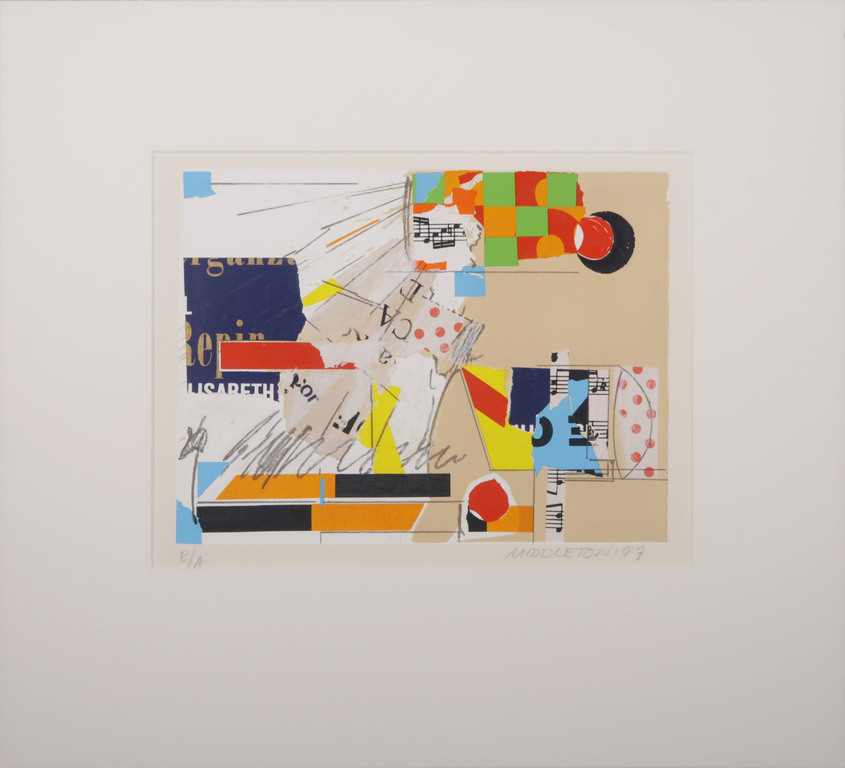 Sam Middleton: Zeefdruk, Composition III kopen? Bied vanaf 35!