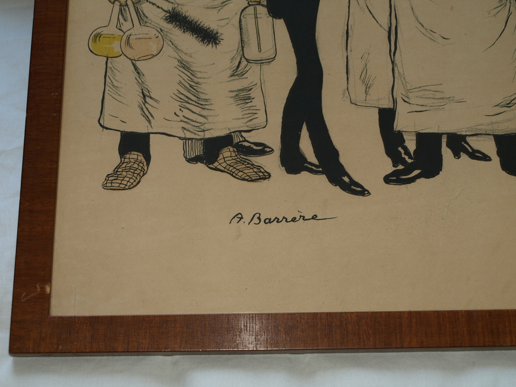Adrien Barrère : Litho – Professeurs de la Faculté de médecine Parijs – 1904 kopen? Bied vanaf 1!